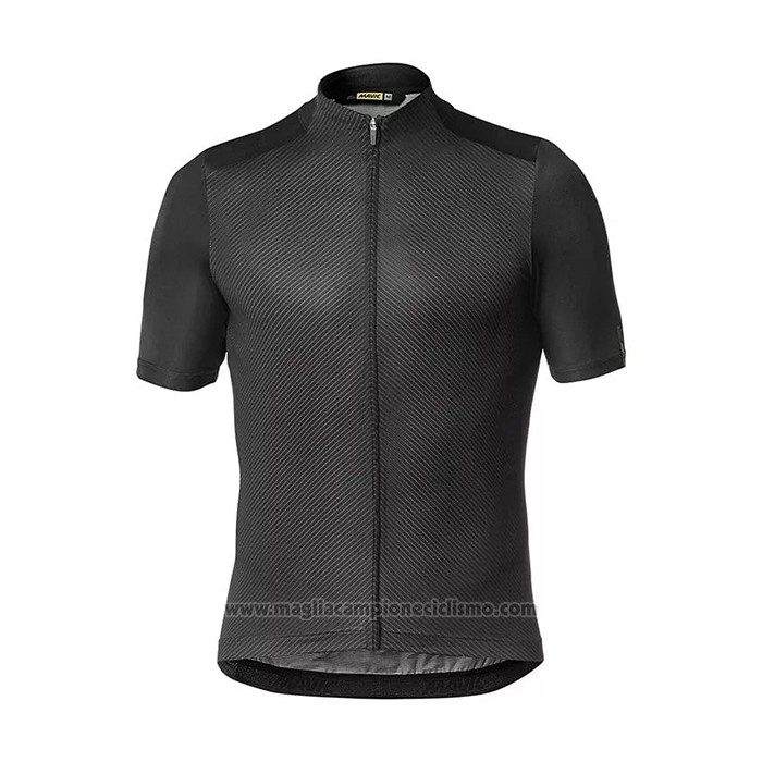 2021 Abbigliamento Ciclismo Mavic Nero Manica Corta e Salopette