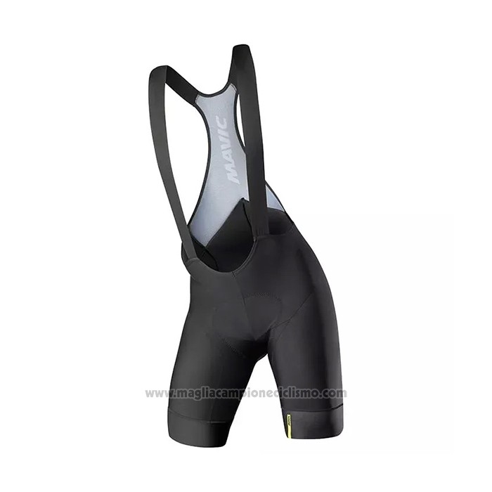 2021 Abbigliamento Ciclismo Mavic Nero Manica Corta e Salopette