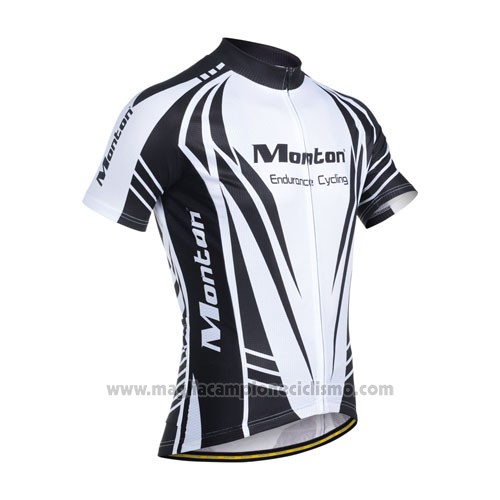 2014 Abbigliamento Ciclismo Monton Nero e Bianco Manica Corta e Salopette