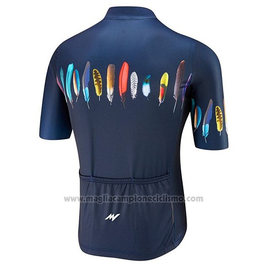 2019 Abbigliamento Ciclismo Morvelo Spento Blu Manica Corta e Salopette