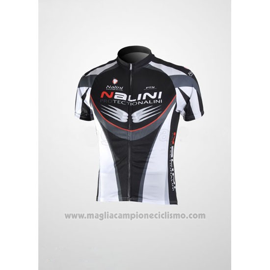 2010 Abbigliamento Ciclismo Nalini Nero Manica Corta e Salopette