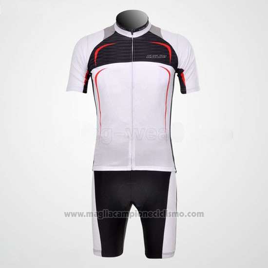 2010 Abbigliamento Ciclismo Nalini Nero e Bianco Manica Corta e Salopette