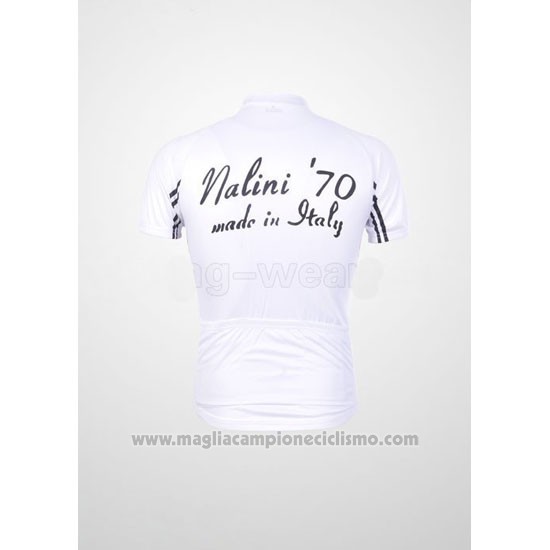 2011 Abbigliamento Ciclismo Nalini Bianco Manica Corta e Salopette