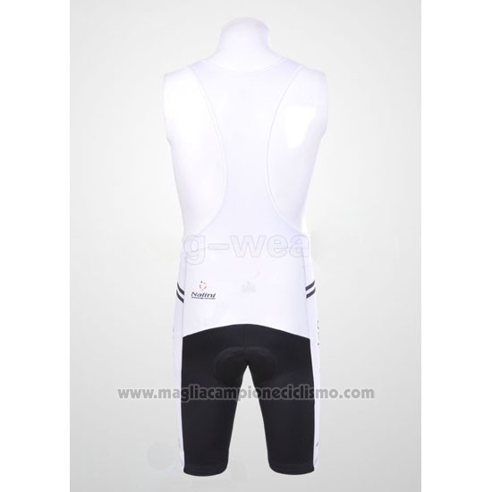 2011 Abbigliamento Ciclismo Nalini Bianco Manica Corta e Salopette