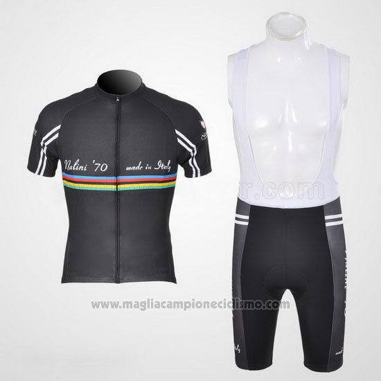 2011 Abbigliamento Ciclismo Nalini Nero Manica Corta e Salopette