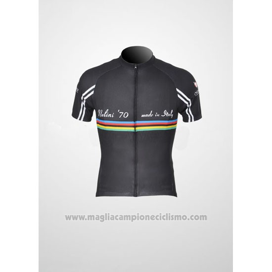 2011 Abbigliamento Ciclismo Nalini Nero Manica Corta e Salopette