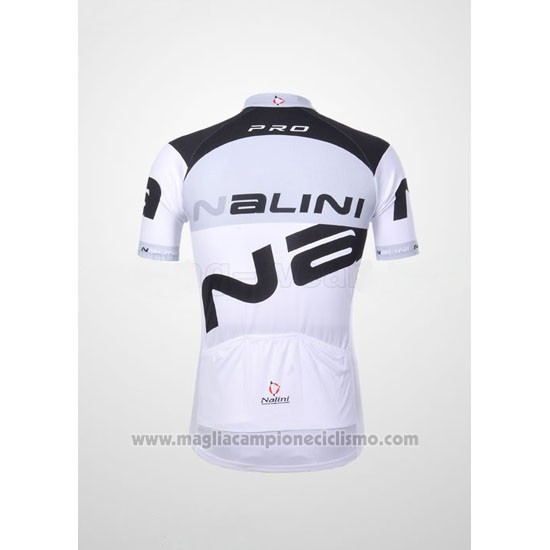 2012 Abbigliamento Ciclismo Nalini Bianco Manica Corta e Salopette