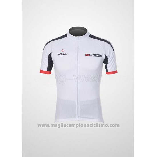2012 Abbigliamento Ciclismo Nalini Bianco e Nero Manica Corta e Salopette
