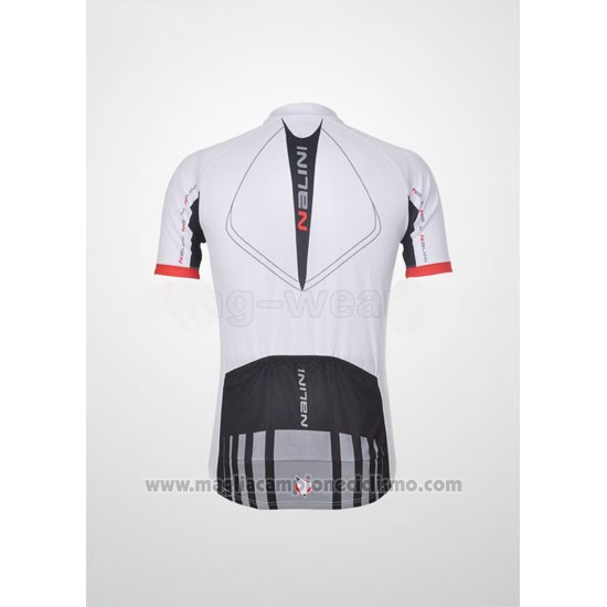 2012 Abbigliamento Ciclismo Nalini Bianco e Nero Manica Corta e Salopette