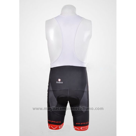 2012 Abbigliamento Ciclismo Nalini Nero e Rosso Manica Corta e Salopette