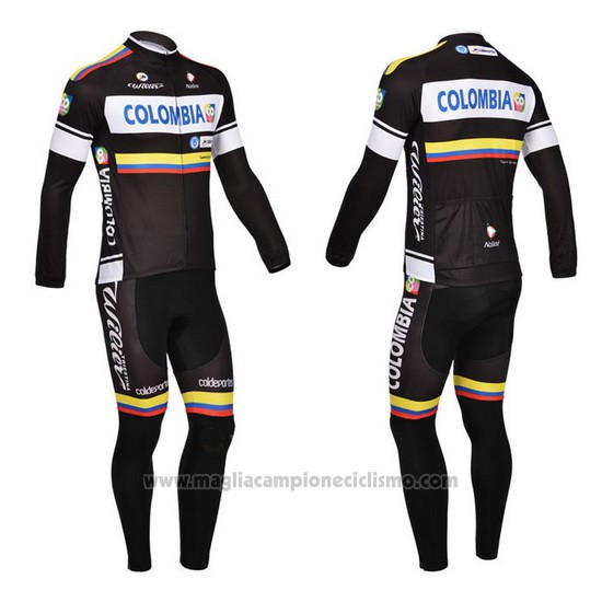 2013 Abbigliamento Ciclismo Nalini Nero e Bianco Manica Lunga e Salopette