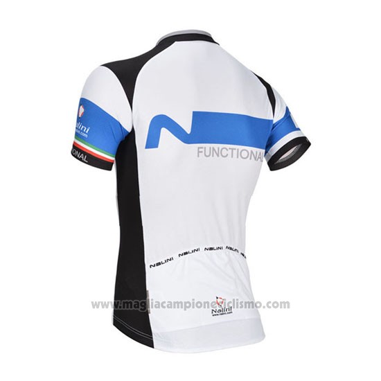 2014 Abbigliamento Ciclismo Nalini Nero e Bianco Manica Corta e Salopette