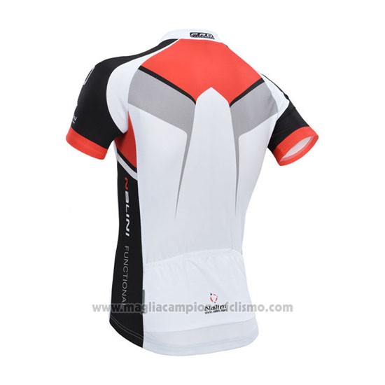2014 Abbigliamento Ciclismo Nalini Rosso e Bianco Manica Corta e Salopette