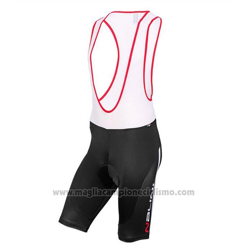 2016 Abbigliamento Ciclismo Nalini Bianco Manica Corta e Salopette