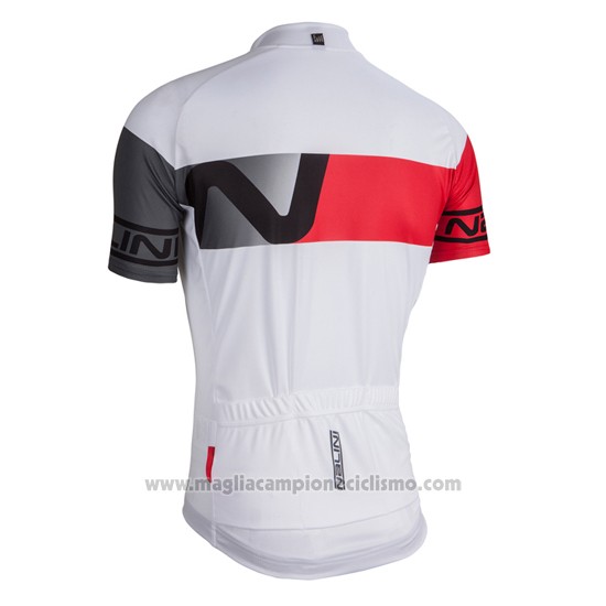 2016 Abbigliamento Ciclismo Nalini Bianco e Rosso Manica Corta e Salopette