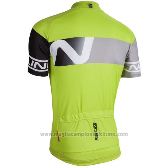 2016 Abbigliamento Ciclismo Nalini Chiaro Verde Manica Corta e Salopette