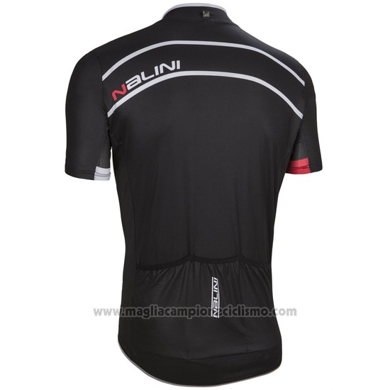 2016 Abbigliamento Ciclismo Nalini Nero Manica Corta e Salopette