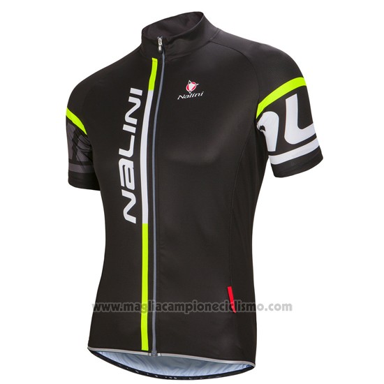 2016 Abbigliamento Ciclismo Nalini Scuro Nero Manica Corta e Salopette