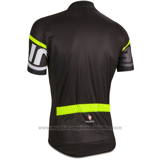 2016 Abbigliamento Ciclismo Nalini Scuro Nero Manica Corta e Salopette
