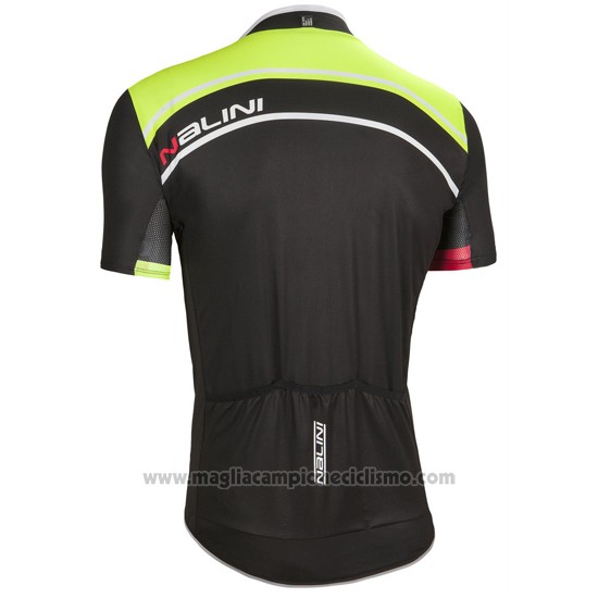 2016 Abbigliamento Ciclismo Nalini Verde Manica Corta e Salopette