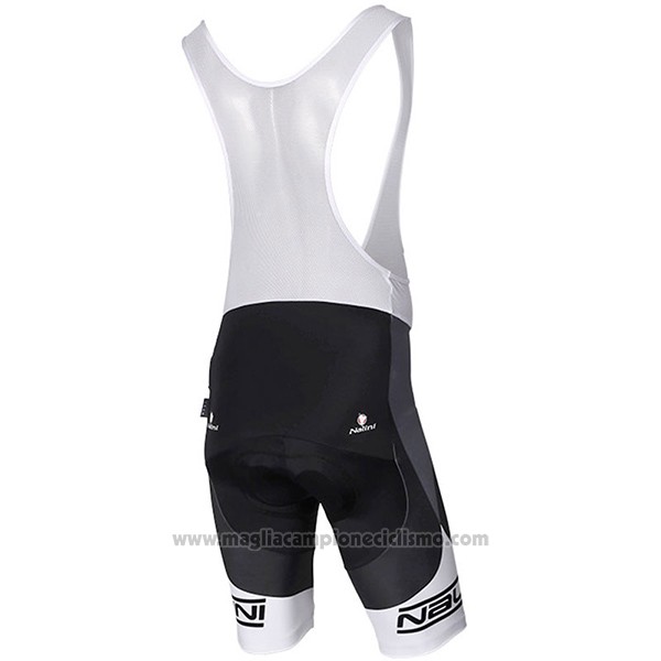 2017 Abbigliamento Ciclismo Nalini Artico Grigio e Nero Manica Corta e Salopette