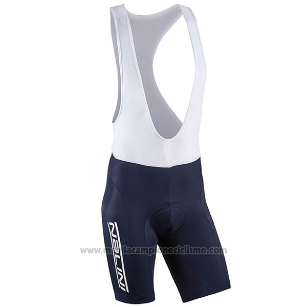 2017 Abbigliamento Ciclismo Nalini Campione Blu e Bianco Manica Corta e Salopette