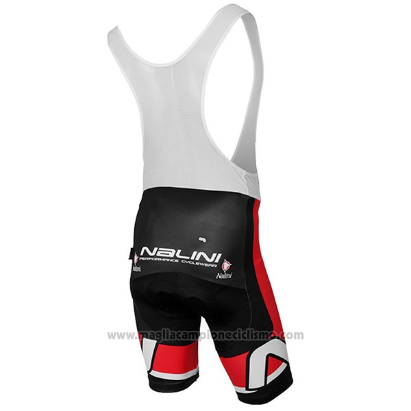 2017 Abbigliamento Ciclismo Nalini Navision Celeste Manica Corta e Salopette