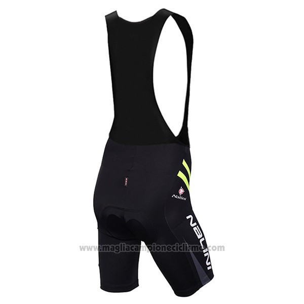 2017 Abbigliamento Ciclismo Nalini Predazzo Nero Manica Corta e Salopette