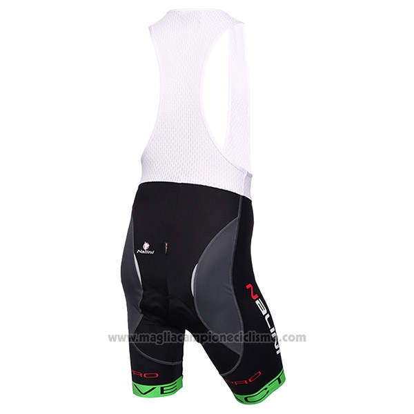 2017 Abbigliamento Ciclismo Nalini Rigel Nero Manica Corta e Salopette