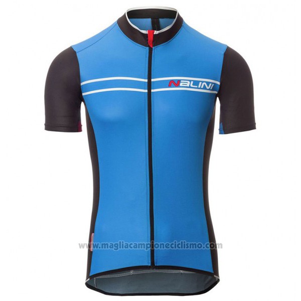 2017 Abbigliamento Ciclismo Nalini Sinello Ti Blu Manica Corta e Salopette