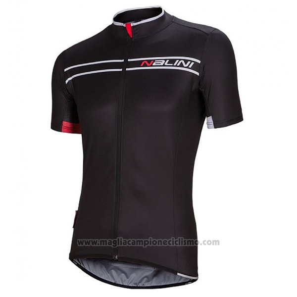 2017 Abbigliamento Ciclismo Nalini Sinello Ti Nero Manica Corta e Salopette