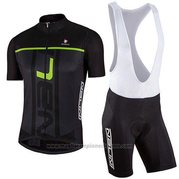 2017 Abbigliamento Ciclismo Nalini Speed Nero Manica Corta e Salopette