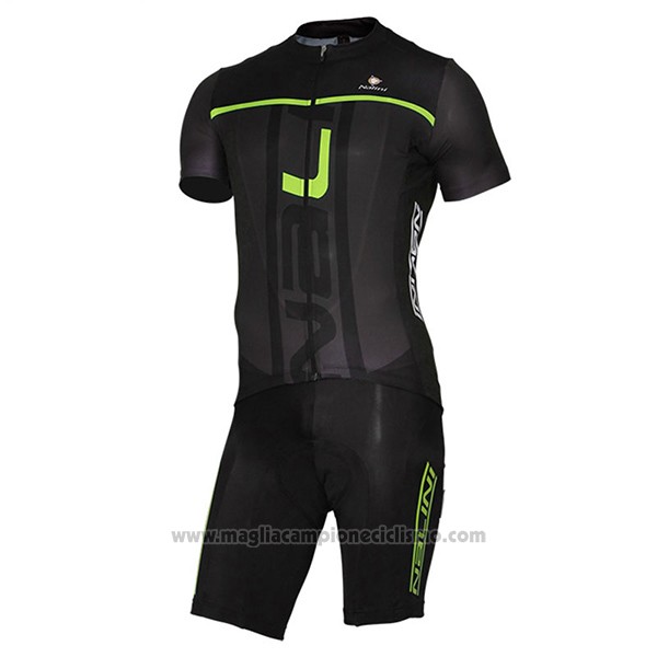 2017 Abbigliamento Ciclismo Nalini Speed Nero Manica Corta e Salopette