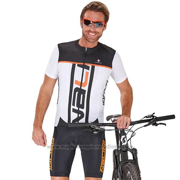 2017 Abbigliamento Ciclismo Nalini Speed Nero e Bianco Manica Corta e Salopette