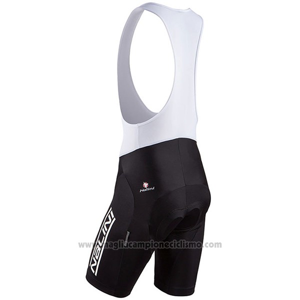 2017 Abbigliamento Ciclismo Nalini Speed Nero e Blu Manica Corta e Salopette