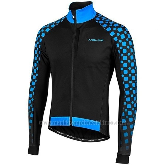2019 Abbigliamento Ciclismo Nalini CRIT 3L 2.0 Nero Blu Manica Lunga e Salopette