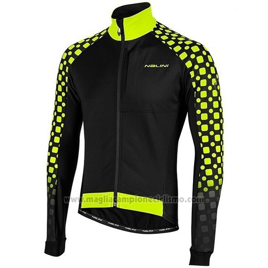 2019 Abbigliamento Ciclismo Nalini CRIT 3L 2.0 Nero Giallo Manica Lunga e Salopette