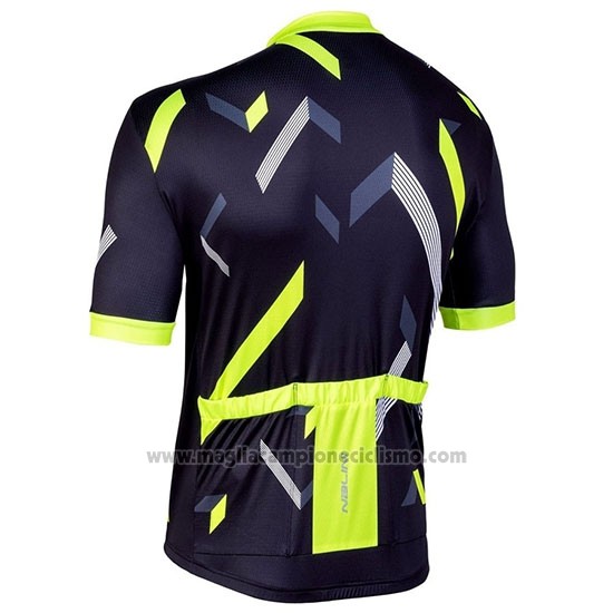2019 Abbigliamento Ciclismo Nalini Descesa 2.0 Nero Giallo Manica Corta e Salopette