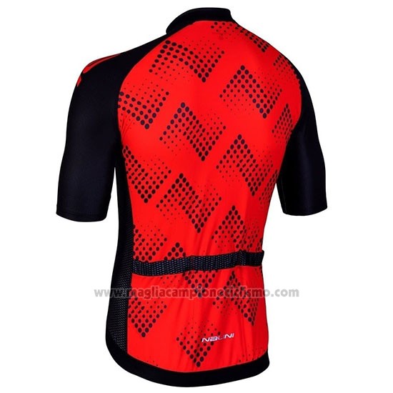 2019 Abbigliamento Ciclismo Nalini Podio 2.0 Nero Rosso Manica Corta e Salopette