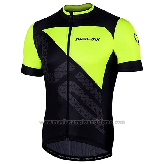 2019 Abbigliamento Ciclismo Nalini Volata 2.0 Nero Giallo Manica Corta e Salopette