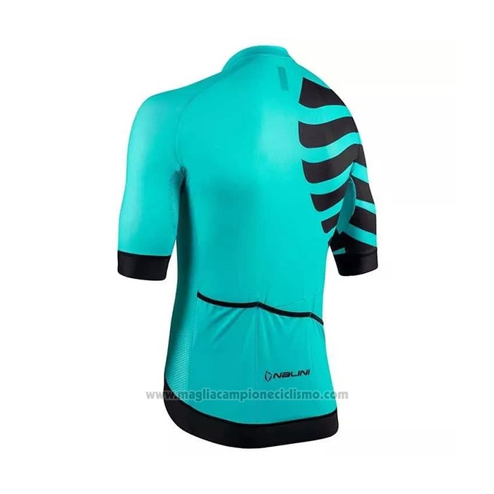 2021 Abbigliamento Ciclismo Nalini Chiaro Verde Manica Corta e Salopette