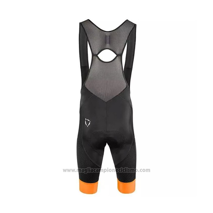 2021 Abbigliamento Ciclismo Nalini Verde Arancione Manica Corta e Salopette