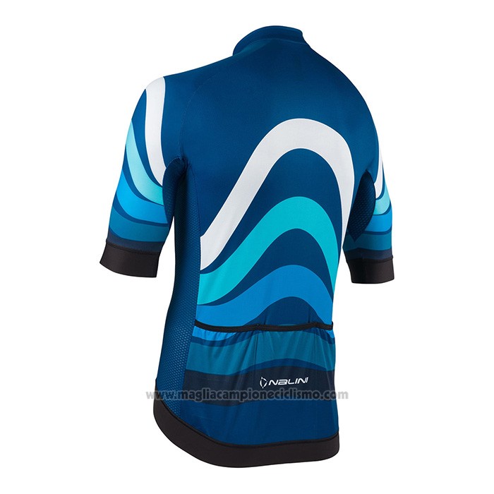 2022 Abbigliamento Ciclismo Nalini Blu Manica Corta e Salopette