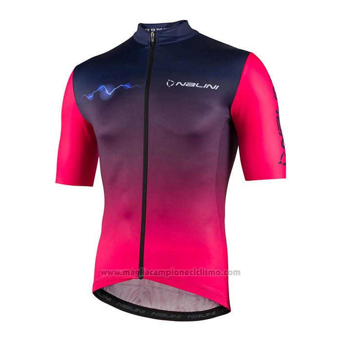 2022 Abbigliamento Ciclismo Nalini Fuxia Manica Corta e Salopette