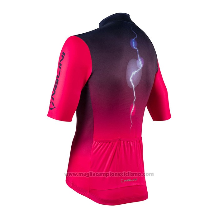 2022 Abbigliamento Ciclismo Nalini Fuxia Manica Corta e Salopette