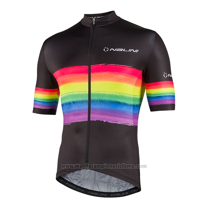 2022 Abbigliamento Ciclismo Nalini Multicolore Manica Corta e Salopette