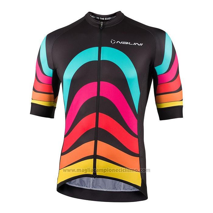 2022 Abbigliamento Ciclismo Nalini Nero Manica Corta e Salopette