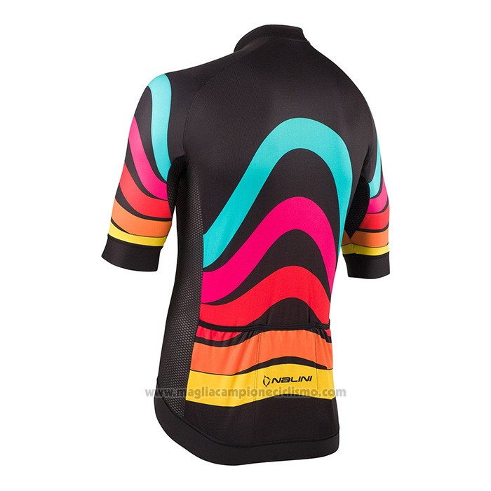 2022 Abbigliamento Ciclismo Nalini Nero Manica Corta e Salopette
