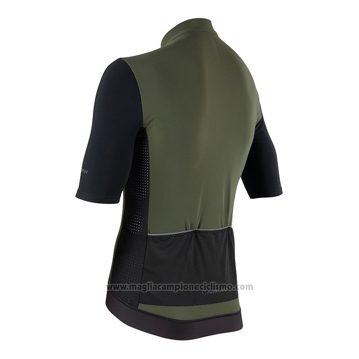 2022 Abbigliamento Ciclismo Nalini Verde Manica Corta e Salopette