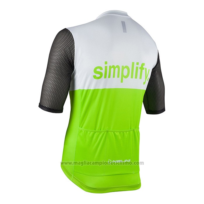 2022 Abbigliamento Ciclismo Nalini Verde Nero Manica Corta e Salopette